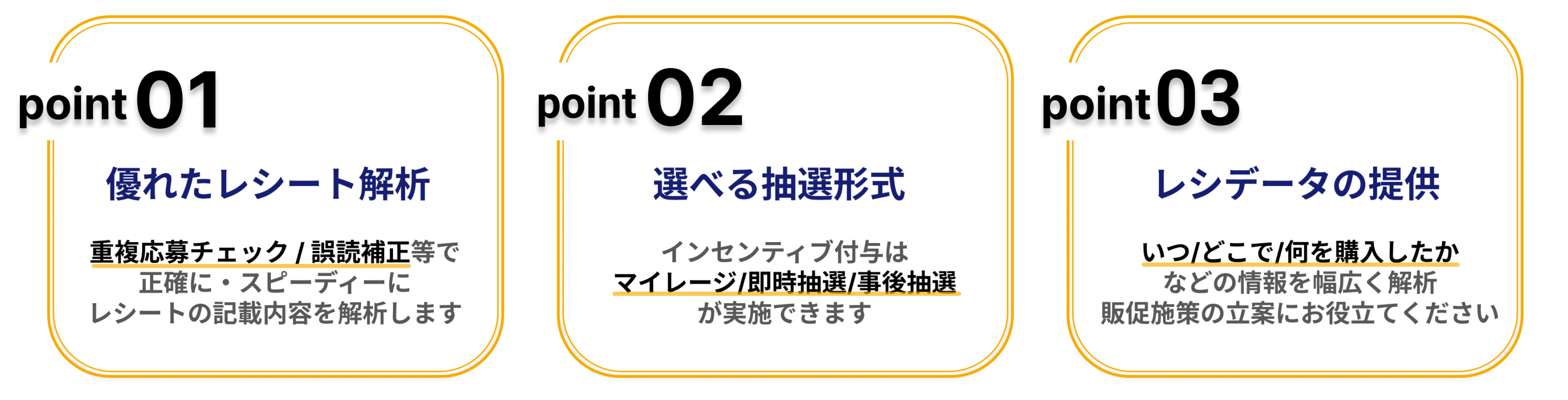 レシキャンのポイント